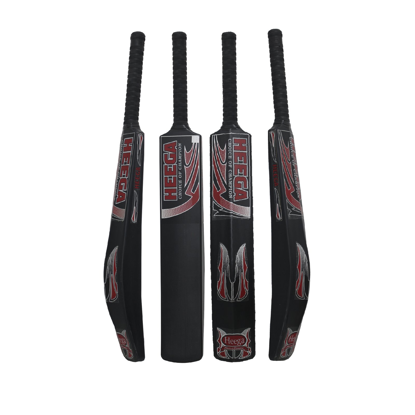 Heega Full Size Plastic Cricket Bat (Black Color)