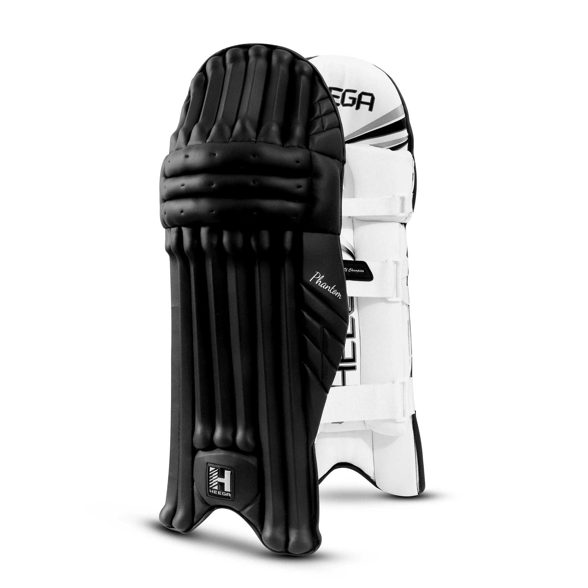 Heega Phantom Player Batting Leg Guard | Batting Pad Black