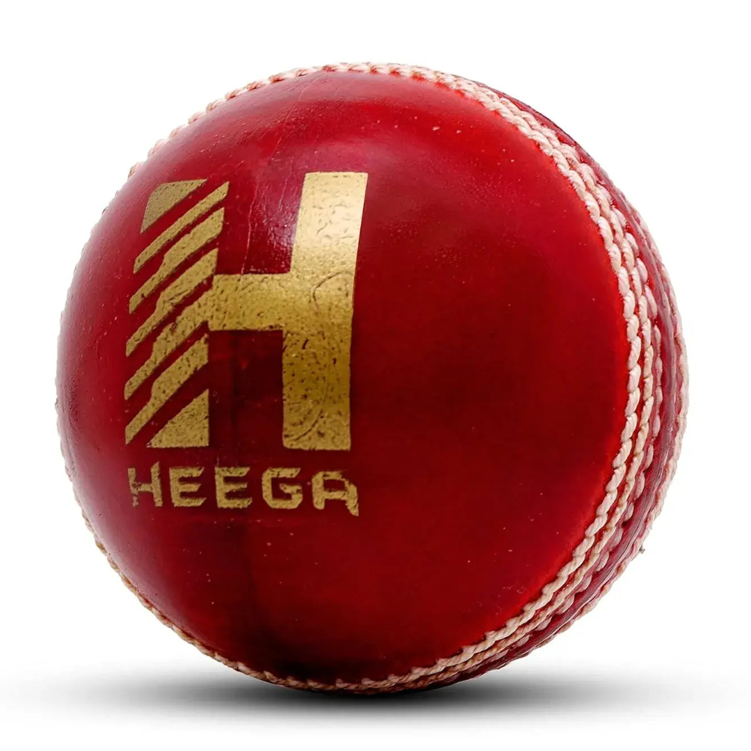 Heega Pace Cricket Coaching Red Seam Leather Cricket Ball - Seam Training