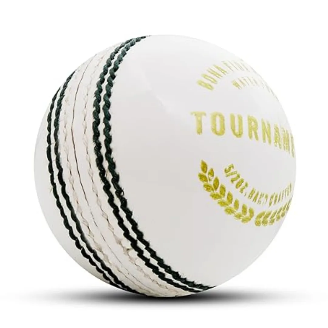 Heega™ White Tournament Leather Ball