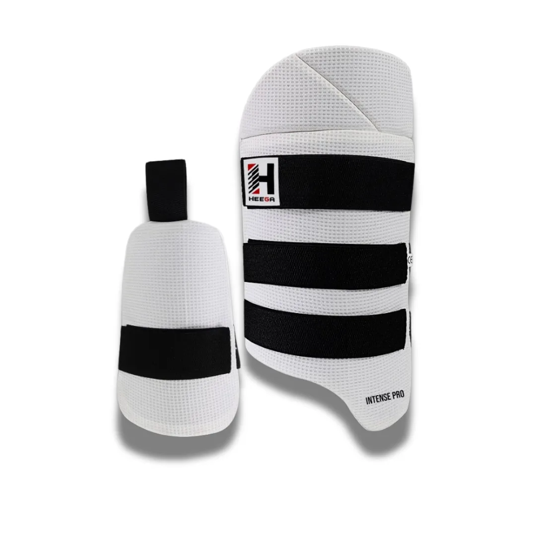 Heega Intense Pro Batting White Thigh Guard