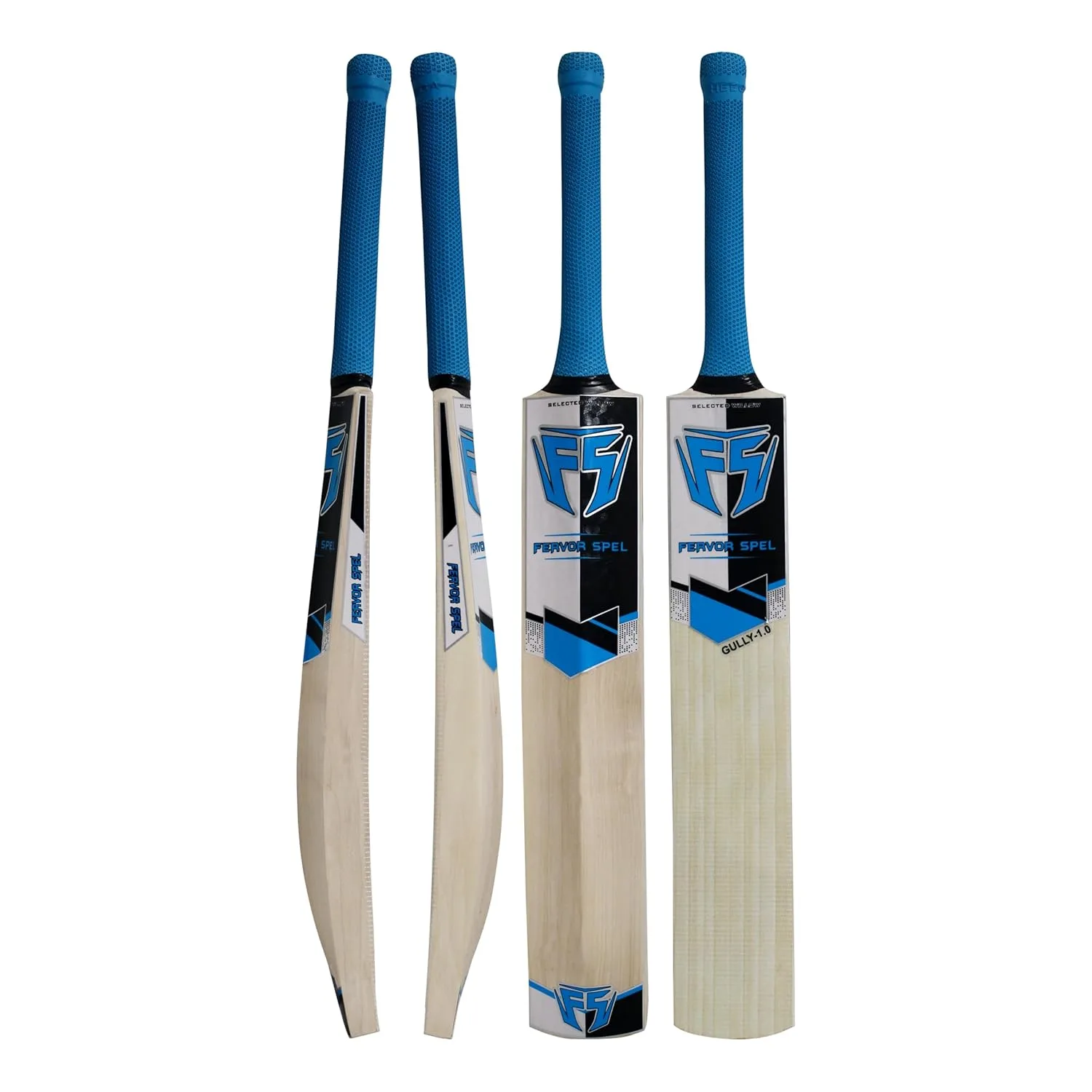 FERVOR SPEL Gully 1.0 Pre Knocked Kashmir Willow Cricket Bat