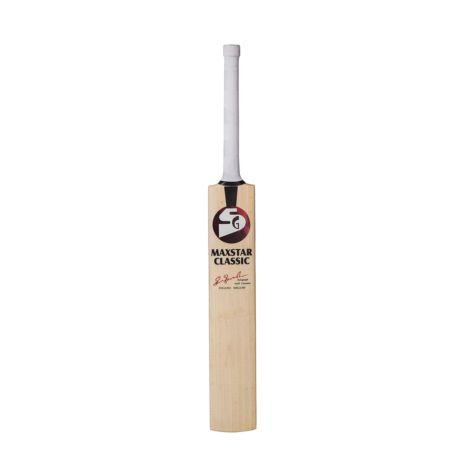 SG Maxstar Classic Premium English Willow Cricket bat - Short Handle, Adult Size