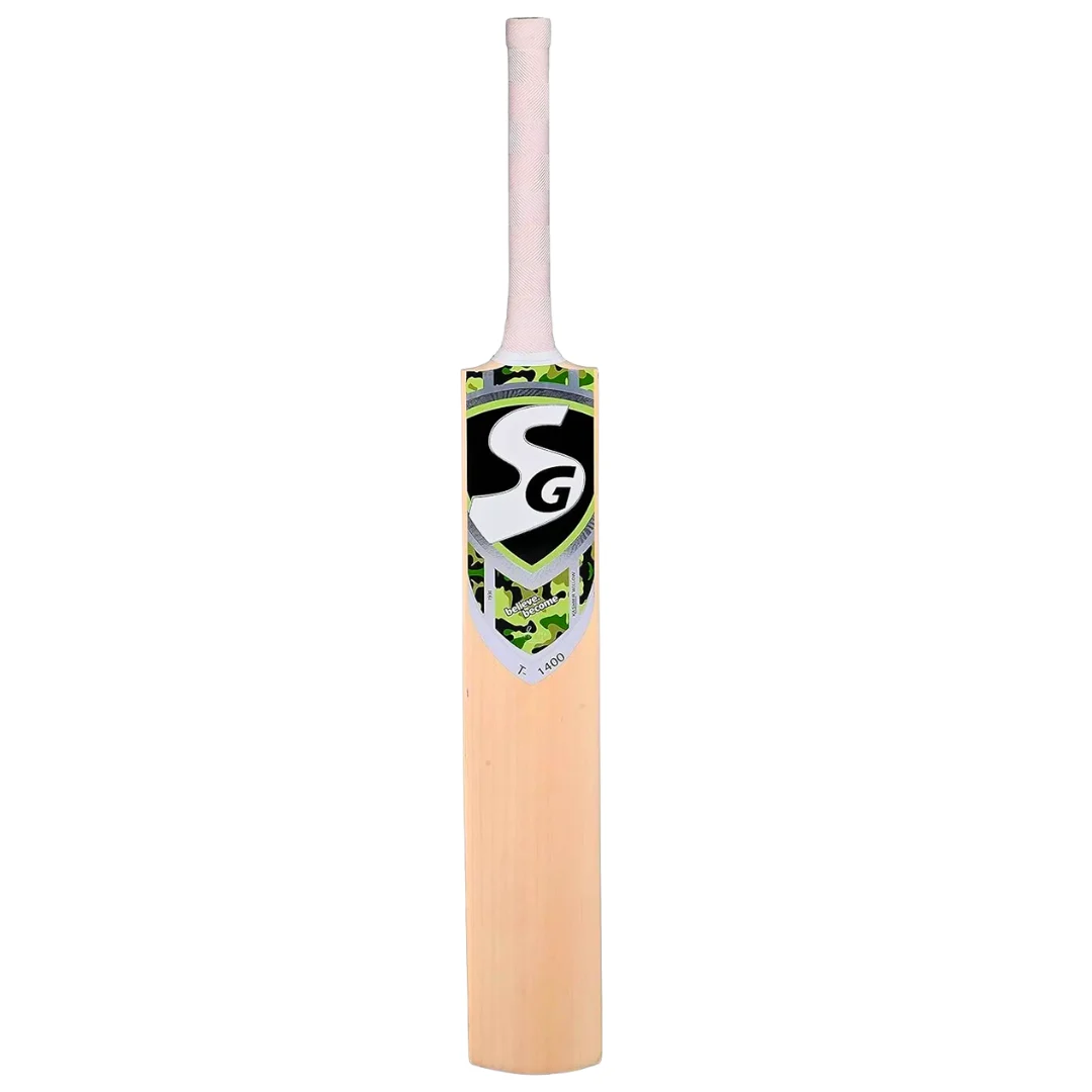 SG T-1400 Kashmir Willow Scoop Bat for Tennis Cricket Ball