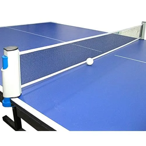 Troft Portable Table Tennis Ping Pong Net Set | Retractable and Adjustable Length with Push Clamps