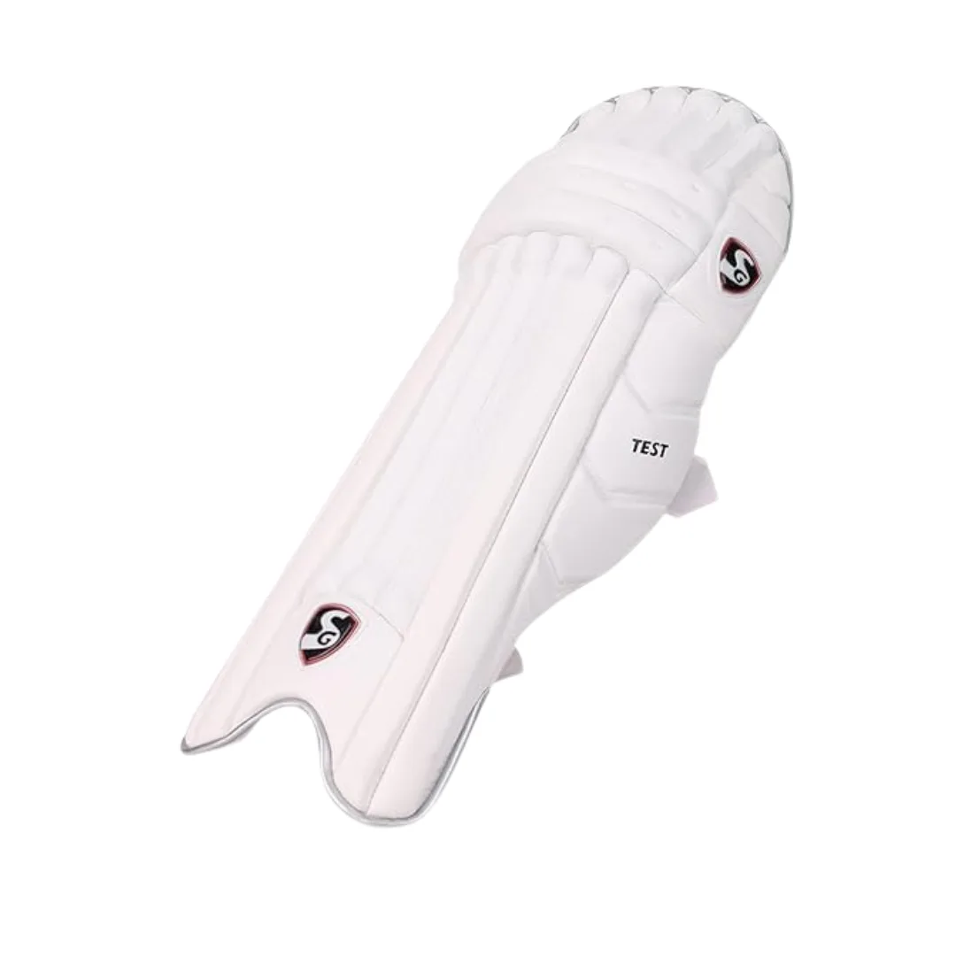 SG Test White Cricket Batting Legguard (Batting Pad)