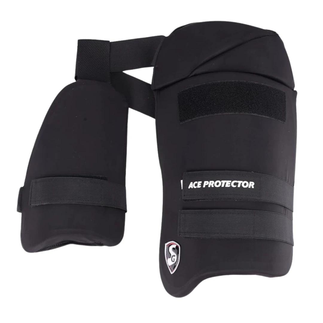 SG Combo Ace Protector cricket batting thigh pad (Black)