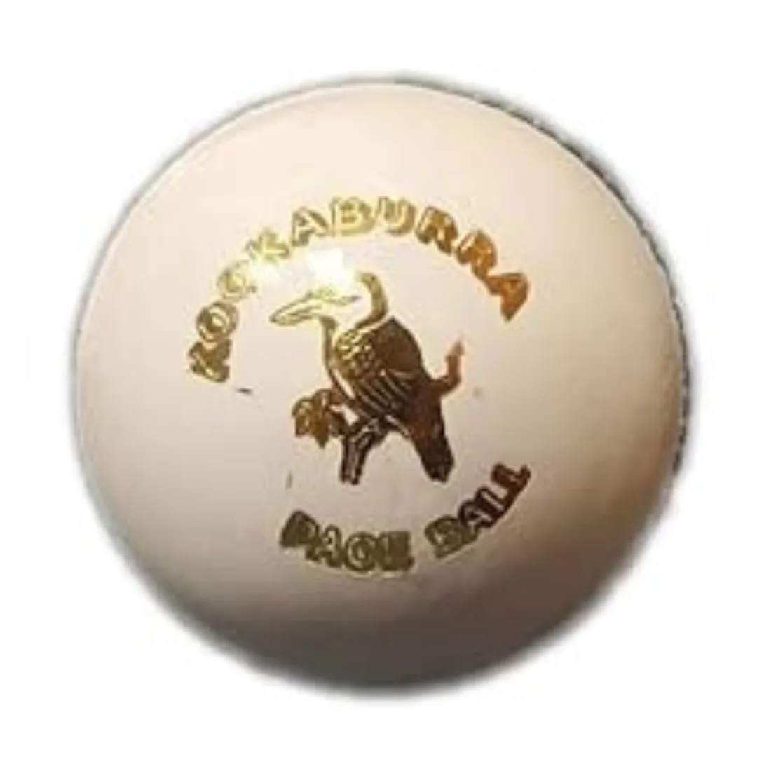 KOOKABURRA Leather Cricket Ball (White) Standard Size