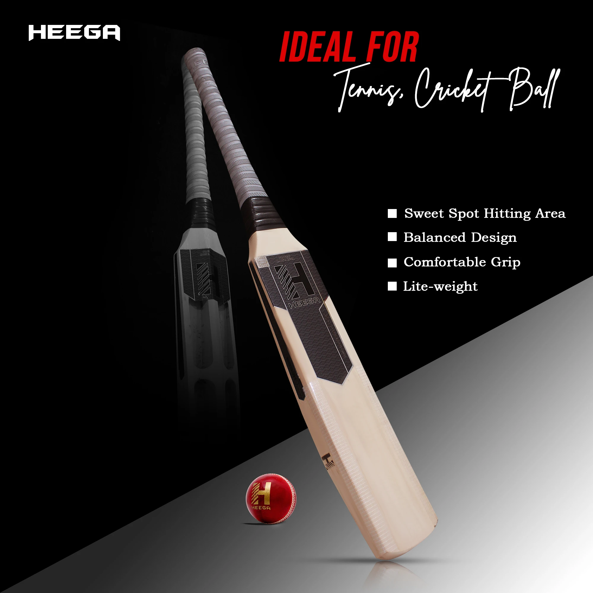 Heega Scoop Mongoosh Cricket Bat Bat 5 Heega Scoop Mongoosh Cricket Bat Bat 5