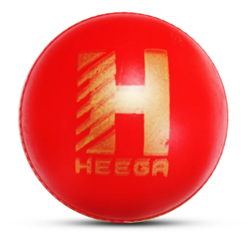Red plastic cricket ball