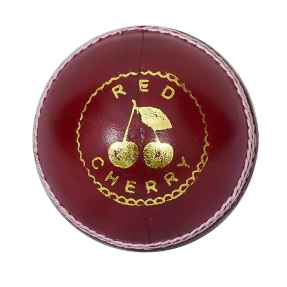 Red Cherry by Kookaburra Leather Cricket Ball, Size Standard (Red)