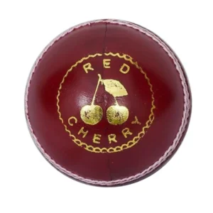 Red Cherry by Kookaburra Leather Cricket Ball, Size Standard (Red)